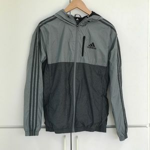 Grey Windbreaker